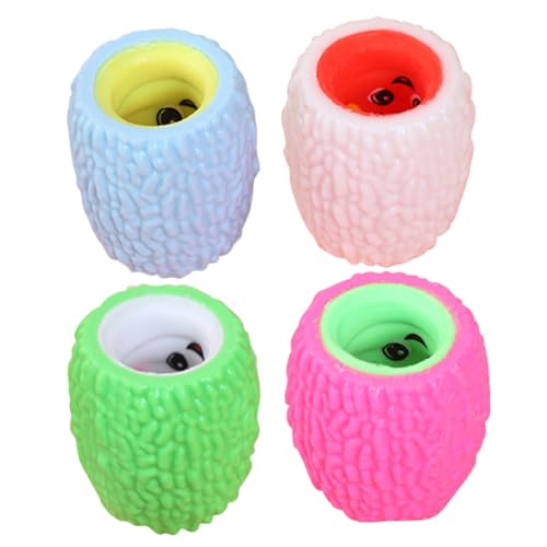 VANZACK 4 Stück Teiliges Quetschspielzeug für Bunte Stressabbau Raupen aus Strapazierfähigem TPR Lustiges Wahrnehmung Entspannung und Stressreduktion Tragbar für Unterwegs Zufällige Farbe VANZACK 4 Stück Teiliges Quetschspielzeug für Bunte Stressabbau Raupen aus Strapazierfähigem TPR Lustiges Wahrnehmung Entspannung und Stressreduktion Tragbar für Unterwegs Zufällige Farbe von VANZACK