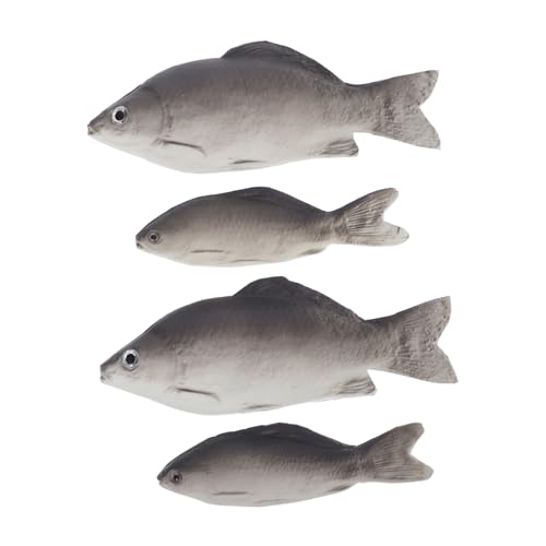 VANZACK 4 Stück Teiliges Realistische PU Kunstfische Lebensechte Künstliche Fischmodelle für Food Fotografie und Küchendekor Langlebige Farbstabile Deko ohne Geruch für Aquarium und Teich VANZACK 4 Stück Teiliges Realistische PU Kunstfische Lebensechte Künstliche Fischmodelle für Food Fotografie und Küchendekor Langlebige Farbstabile Deko ohne Geruch für Aquarium und Teich von VANZACK