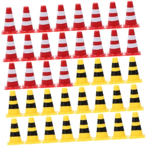 VANZACK 40 Stück Teiliges Mini verkehrszeichen Kleine Verkehrsleitkegel in Rot und Gelb Pädagogisches Lernspielzeug für Verkehrserziehung und Interaktiven Eltern Junge Mädchen VANZACK 40 Stück Teiliges Mini verkehrszeichen Kleine Verkehrsleitkegel in Rot und Gelb Pädagogisches Lernspielzeug für Verkehrserziehung und Interaktiven Eltern Junge Mädchen von VANZACK