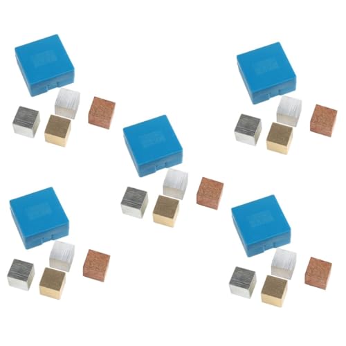 VANZACK 5 Sätze Physik Experiment Würfelset Kupfer Metall Aluminium Holz für Schule Labor Unterricht Lehrmittel Demonstration Dichte Auftrieb VANZACK 5 Sätze Physik Experiment Würfelset Kupfer Metall Aluminium Holz für Schule Labor Unterricht Lehrmittel Demonstration Dichte Auftrieb von VANZACK
