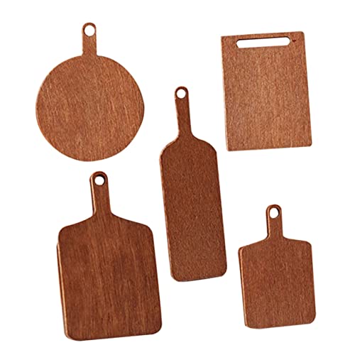 VANZACK 5 Stück Puppenhaus Küchenutensilien Schneidebrett Modell Miniatur Schneidebrett Bretter Mini Haus Dekor Puppenhaus Utensilien Mini Haus Bastelset VANZACK 5 Stück Puppenhaus Küchenutensilien Schneidebrett Modell Miniatur Schneidebrett Bretter Mini Haus Dekor Puppenhaus Utensilien Mini Haus Bastelset von VANZACK