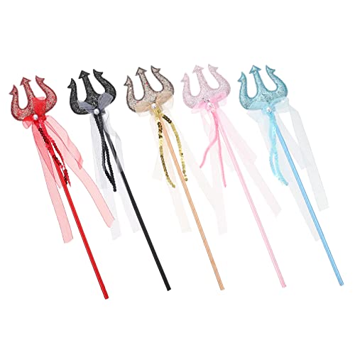VANZACK 5 Stück Teiliges Halloween Feenstab für Leichter Handlicher Zauberstab mit Elegantem Band Umwickelt Sicher und Hautfreundlich als Bezauberndes Kostümzubehör für Mädchen und Jungen VANZACK 5 Stück Teiliges Halloween Feenstab für Leichter Handlicher Zauberstab mit Elegantem Band Umwickelt Sicher und Hautfreundlich als Bezauberndes Kostümzubehör für Mädchen und Jungen von VANZACK