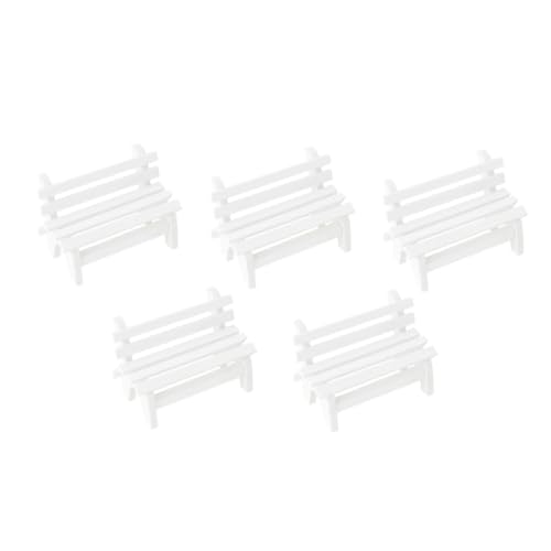 VANZACK 5 Stück Teiliges Mini Holzbank Handgefertigte Weiße Miniatur Gartenbank für Puppenhaus Vielseitige Fotorequisite Desktop Dekoration Langlebig und Kreativ für Innenräume VANZACK 5 Stück Teiliges Mini Holzbank Handgefertigte Weiße Miniatur Gartenbank für Puppenhaus Vielseitige Fotorequisite Desktop Dekoration Langlebig und Kreativ für Innenräume von VANZACK