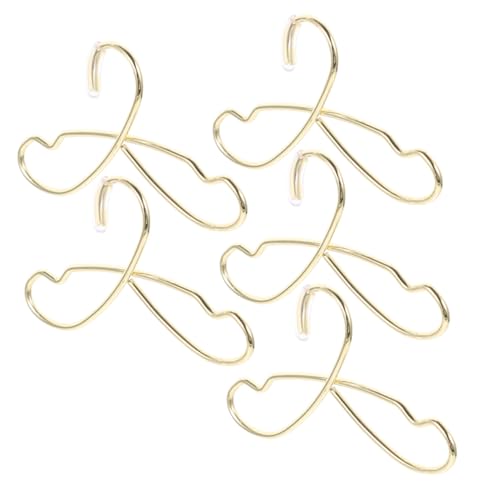 VANZACK 5 Stück Teiliges Mini kleiderbügel aus Metall Kleine Runde Puppenkleiderbügel Glatte Oberfläche zur Aufbewahrung und Dekoration von Puppenkleidung im Miniaturhaus VANZACK 5 Stück Teiliges Mini kleiderbügel aus Metall Kleine Runde Puppenkleiderbügel Glatte Oberfläche zur Aufbewahrung und Dekoration von Puppenkleidung im Miniaturhaus von VANZACK