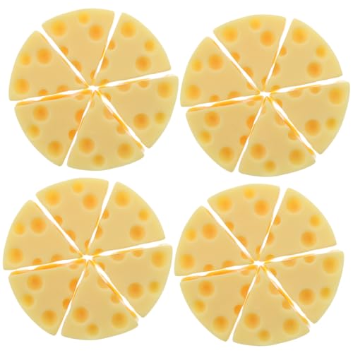 VANZACK 50 Stück Teiliges Realistischer Miniatur Käse aus Robustem Harz Lebensechte Textur für Puppenhaus Küchen Deko Fotografie Requisite und DIY Bastelmaterial Gelb VANZACK 50 Stück Teiliges Realistischer Miniatur Käse aus Robustem Harz Lebensechte Textur für Puppenhaus Küchen Deko Fotografie Requisite und DIY Bastelmaterial Gelb von VANZACK
