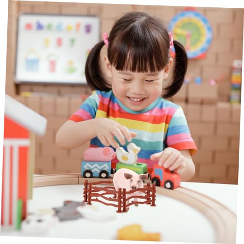 VANZACK 50 Stück Teiliges Zaun Spielset Realistisches DIY Bauernhof Zubehör Kunststoff Zaun Modell Mikro Landschaft Accessoires für Sandtisch und Puppenhaus Dekoration VANZACK 50 Stück Teiliges Zaun Spielset Realistisches DIY Bauernhof Zubehör Kunststoff Zaun Modell Mikro Landschaft Accessoires für Sandtisch und Puppenhaus Dekoration von VANZACK