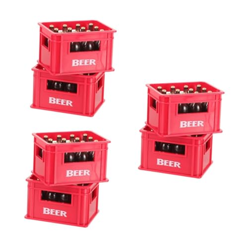 VANZACK 6 Sätze Miniatur Weinflaschen und Kisten Dekorative Puppenhaus Accessoires Realistische Miniaturflaschen und Holzkisten für Puppenhaus Deko und Mini Bars VANZACK 6 Sätze Miniatur Weinflaschen und Kisten Dekorative Puppenhaus Accessoires Realistische Miniaturflaschen und Holzkisten für Puppenhaus Deko und Mini Bars von VANZACK