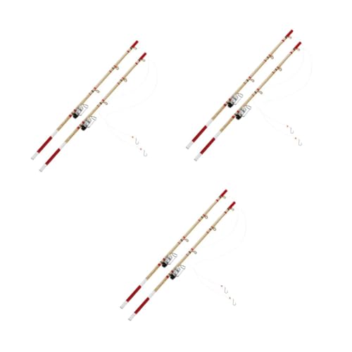 VANZACK 6 Stck. Teiliges Miniatur Angelruten Dekorative Puppenhaus Deko Lebensechte Mini Angelrute für Miniatur Zubehör für DIY Mikrolandschaften VANZACK 6 Stck. Teiliges Miniatur Angelruten Dekorative Puppenhaus Deko Lebensechte Mini Angelrute für Miniatur Zubehör für DIY Mikrolandschaften von VANZACK