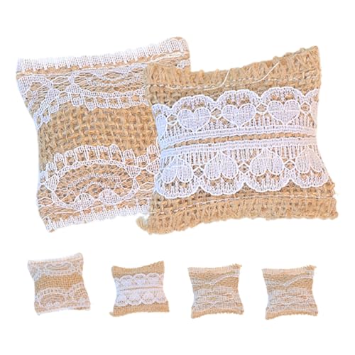 VANZACK 6 Stück Mini Sofakissen für Puppenmöbel Dekorative Miniatur Wohnzimmereinrichtung Langlebige und Weiche Polsteraccessoires VANZACK 6 Stück Mini Sofakissen für Puppenmöbel Dekorative Miniatur Wohnzimmereinrichtung Langlebige und Weiche Polsteraccessoires von VANZACK