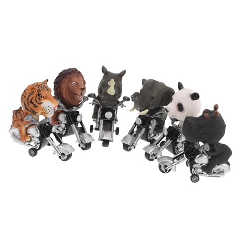 VANZACK 6 Stück Rückziehautos Tiere Inertial Motorrad Batterie Reibungskraft Motorfahrzeuge für Familienspiel Lernspaß Geschenkideen VANZACK 6 Stück Rückziehautos Tiere Inertial Motorrad Batterie Reibungskraft Motorfahrzeuge für Familienspiel Lernspaß Geschenkideen von VANZACK