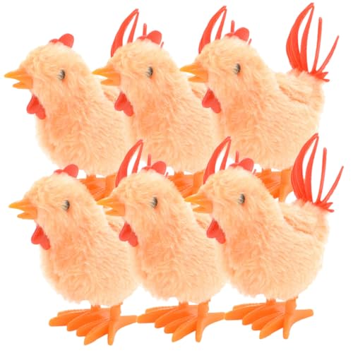 VANZACK 6 Stück Teiliges Aufziehspielzeug Plüsch Küken Kleine Wind up Hühnerspielzeuge Lustige Federbetriebene Springende Spielzeuge Für Geburtstag Party Dekoration VANZACK 6 Stück Teiliges Aufziehspielzeug Plüsch Küken Kleine Wind up Hühnerspielzeuge Lustige Federbetriebene Springende Spielzeuge Für Geburtstag Party Dekoration von VANZACK