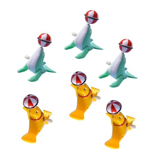 VANZACK 6 Stück Teiliges Aufziehspielzeug mit Lustigen Seehund Modellen für Mechanische Antriebstiere in Zufälligen Farben Fördert Spielerisch Motorische Fähigkeiten und Zufällige Farbe VANZACK 6 Stück Teiliges Aufziehspielzeug mit Lustigen Seehund Modellen für Mechanische Antriebstiere in Zufälligen Farben Fördert Spielerisch Motorische Fähigkeiten und Zufällige Farbe von VANZACK