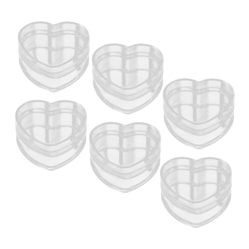 VANZACK 6 Stück Transparente Herz geschenkboxen Kleine Verpackungskartons für Süßigkeiten Schmuck Aufbewahrung Leichte Stabile Deko Schachteln für Feierlichkeiten VANZACK 6 Stück Transparente Herz geschenkboxen Kleine Verpackungskartons für Süßigkeiten Schmuck Aufbewahrung Leichte Stabile Deko Schachteln für Feierlichkeiten von VANZACK