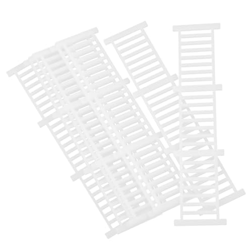 VANZACK 8 Stück Retro Geländermodell Puppenhauszaun Für Landschaftszäune Mini Dekor Kleiner Zaun Garten Kleines Zaunmodell Kleines Hauszubehör Weißes Abs VANZACK 8 Stück Retro Geländermodell Puppenhauszaun Für Landschaftszäune Mini Dekor Kleiner Zaun Garten Kleines Zaunmodell Kleines Hauszubehör Weißes Abs von VANZACK