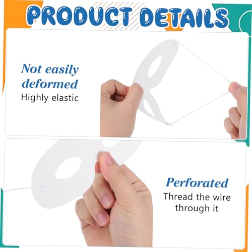 VANZACK 80 Stück Weiße Blanko Masken für Karneval und Maskenball DIY Papiermasken zum Bemalen Unbemalte Masken für Erwachsene für Kostümpartys Cosplay und Gruppenevents VANZACK 80 Stück Weiße Blanko Masken für Karneval und Maskenball DIY Papiermasken zum Bemalen Unbemalte Masken für Erwachsene für Kostümpartys Cosplay und Gruppenevents von VANZACK