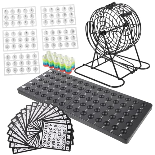 VANZACK Bingo Spielset Buntes Partyspiel mit Langlebigen Zahlenbällen Fördert Soziale Fähigkeiten und Denkvermögen für Familien und Gesellige Abende American Bingo für Spielspaß VANZACK Bingo Spielset Buntes Partyspiel mit Langlebigen Zahlenbällen Fördert Soziale Fähigkeiten und Denkvermögen für Familien und Gesellige Abende American Bingo für Spielspaß von VANZACK