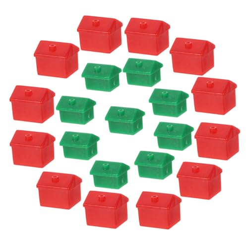 VANZACK Brettspiel Ersatzhäuser und Hotels aus Robustem Kunststoff Kleines Spielhaus und Rotes Hotel Spielfiguren Zubehör für Familien und Freundespiele Tragbar und Langlebig VANZACK Brettspiel Ersatzhäuser und Hotels aus Robustem Kunststoff Kleines Spielhaus und Rotes Hotel Spielfiguren Zubehör für Familien und Freundespiele Tragbar und Langlebig von VANZACK