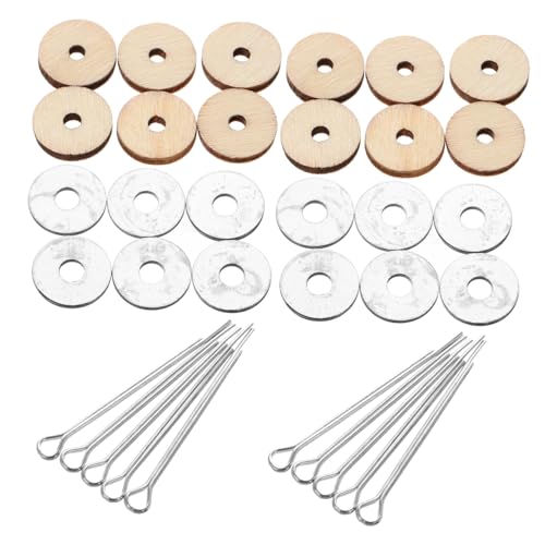 VANZACK Drehbare Gelenkbolzen mit Holzscheiben für DIY Puppenbau Einfache Montage Vielseitige Puppenskelett Zubehör für Handgefertigte Puppen und Bären VANZACK Drehbare Gelenkbolzen mit Holzscheiben für DIY Puppenbau Einfache Montage Vielseitige Puppenskelett Zubehör für Handgefertigte Puppen und Bären von VANZACK