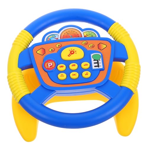 VANZACK Drehbares Kinderlenkrad mit Licht und Musik Realistische Fahrzeugsimulation zur Motorischen Interaktives Auto Lenkrad für Junge Mädchen und Kleinkinder Geeignet für VANZACK Drehbares Kinderlenkrad mit Licht und Musik Realistische Fahrzeugsimulation zur Motorischen Interaktives Auto Lenkrad für Junge Mädchen und Kleinkinder Geeignet für von VANZACK