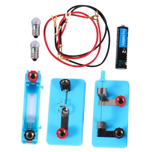 VANZACK Einfaches Elektronik Bausatz Set für Schüler Umweltfreundliches Teiliges Schaltkreis Experimentierset mit Serienschaltung und Parallelschaltung Pädagogisches Lernspielzeug für VANZACK Einfaches Elektronik Bausatz Set für Schüler Umweltfreundliches Teiliges Schaltkreis Experimentierset mit Serienschaltung und Parallelschaltung Pädagogisches Lernspielzeug für von VANZACK