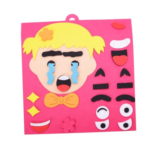 VANZACK Facial Puzzle Set Pädagogisches DIY Lernspiel für Frühe Entwicklung Handliches Gesichtsausdruck Puzzle mit Bunten Motiven Fördert Logisches und Hand Auge Koordination Mädchen Rot VANZACK Facial Puzzle Set Pädagogisches DIY Lernspiel für Frühe Entwicklung Handliches Gesichtsausdruck Puzzle mit Bunten Motiven Fördert Logisches und Hand Auge Koordination Mädchen Rot von VANZACK