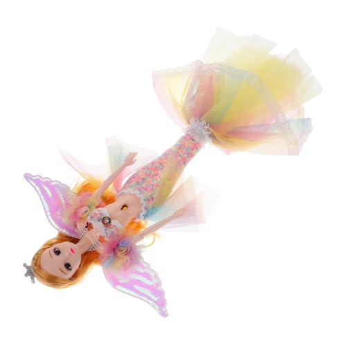 VANZACK Gelenkige Meerjungfrau Puppe Abnehmbar Detailreiche Miniaturpuppe für Mädchen Fördert Kreativität und Motorik und Sammlerfigur in Buntem Kleid VANZACK Gelenkige Meerjungfrau Puppe Abnehmbar Detailreiche Miniaturpuppe für Mädchen Fördert Kreativität und Motorik und Sammlerfigur in Buntem Kleid von VANZACK