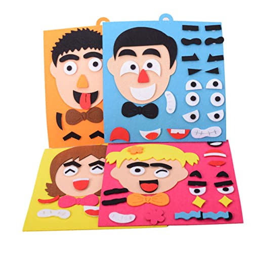 VANZACK Gesichtspuzzle für Kreatives DIY Lernspiel zur Frühkindlichen Entwicklung Handliches und Stoffmaterial Fördert Hand Auge Koordination Logisches und Emotionsverständnis VANZACK Gesichtspuzzle für Kreatives DIY Lernspiel zur Frühkindlichen Entwicklung Handliches und Stoffmaterial Fördert Hand Auge Koordination Logisches und Emotionsverständnis von VANZACK