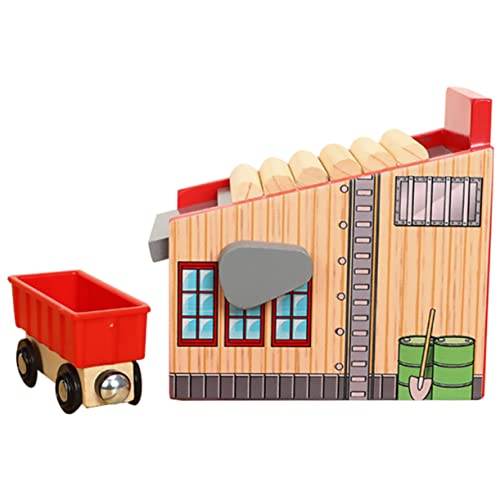 VANZACK Holzeisenbahn Zubehör Holzklötze Baustelle DIY Lernspielzeug für Jungen Mädchen zur Kreativität und Feinmotorik VANZACK Holzeisenbahn Zubehör Holzklötze Baustelle DIY Lernspielzeug für Jungen Mädchen zur Kreativität und Feinmotorik von VANZACK