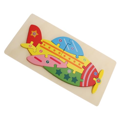 VANZACK Holzpuzzle Flugzeug Lernspielzeug mit Bunten Teilen Fördert Kreativität und Feinmotorik für Jungen und Mädchen Ab Jahren VANZACK Holzpuzzle Flugzeug Lernspielzeug mit Bunten Teilen Fördert Kreativität und Feinmotorik für Jungen und Mädchen Ab Jahren von VANZACK