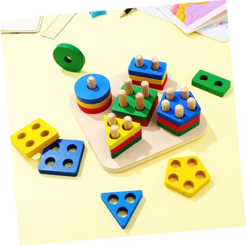 VANZACK Holzsortierspielzeug mit Geometrischen Formen Pädagogisches Montessori Puzzle für Kleinkinder Teiliges Stapel und Form Matching Spiel Feinmotorik und Hand Augen Koordination VANZACK Holzsortierspielzeug mit Geometrischen Formen Pädagogisches Montessori Puzzle für Kleinkinder Teiliges Stapel und Form Matching Spiel Feinmotorik und Hand Augen Koordination von VANZACK