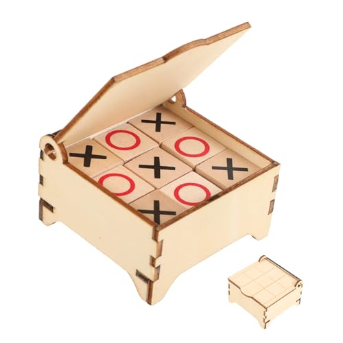 VANZACK Holzspielzeug Brettspiel Tragbar Lernspielzeug Logisches Denkspiel für Familie und Freunde aus Natürlichem Holz für Spielabende und Reisespaß VANZACK Holzspielzeug Brettspiel Tragbar Lernspielzeug Logisches Denkspiel für Familie und Freunde aus Natürlichem Holz für Spielabende und Reisespaß von VANZACK