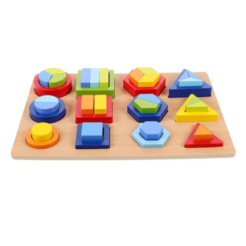 VANZACK Holzspielzeug Geometrisches Zuordnungsspiel Lernspielzeug für Montessori Pädagogisches Formenerkennung Motorikförderung Ab Jahren VANZACK Holzspielzeug Geometrisches Zuordnungsspiel Lernspielzeug für Montessori Pädagogisches Formenerkennung Motorikförderung Ab Jahren von VANZACK