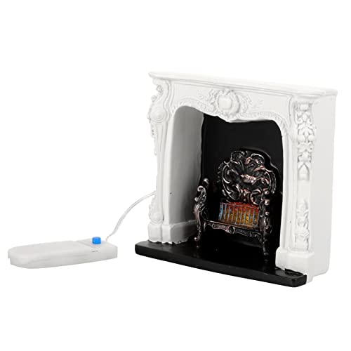 VANZACK Kamin Modell Für Puppenhaus DIY Zubehör Für Mini Möbel Und Miniaturhaus Realistisches Design Mit Licht Puppenhaus Dekoration VANZACK Kamin Modell Für Puppenhaus DIY Zubehör Für Mini Möbel Und Miniaturhaus Realistisches Design Mit Licht Puppenhaus Dekoration von VANZACK