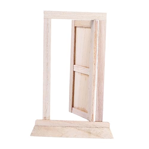 VANZACK Maßstab DIY Puppenhaus Tür aus Unbehandeltem Holz mit Linienstruktur Mini Haus Dekoration Zufällige Farbe Geeignet für Puppenhaus Zubehör und Kinderzimmer Deko VANZACK Maßstab DIY Puppenhaus Tür aus Unbehandeltem Holz mit Linienstruktur Mini Haus Dekoration Zufällige Farbe Geeignet für Puppenhaus Zubehör und Kinderzimmer Deko von VANZACK