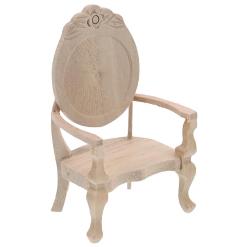 VANZACK Maßstab Puppenhaus Möbel Dekor Beige Stabiles Design Detailgetreu Unbemalt für Individuelle Farbgestaltung für Mini Salon und Puppenhaus Accessoires VANZACK Maßstab Puppenhaus Möbel Dekor Beige Stabiles Design Detailgetreu Unbemalt für Individuelle Farbgestaltung für Mini Salon und Puppenhaus Accessoires von VANZACK