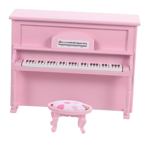 VANZACK Maßstab Realistisches Aufrechtes Piano in Rosa Langlebige Miniaturmöbel für Puppenhaus und Dekoration VANZACK Maßstab Realistisches Aufrechtes Piano in Rosa Langlebige Miniaturmöbel für Puppenhaus und Dekoration von VANZACK