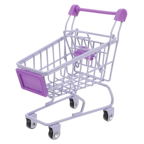 VANZACK Mini Einkaufstrolley für Junge Mädchen Stabile Miniatur Einkaufswagen Dekoration aus Robustem Material Kompakt und Verschleißfest für Puppenhaus Schreibtisch und Kinderzimmer VANZACK Mini Einkaufstrolley für Junge Mädchen Stabile Miniatur Einkaufswagen Dekoration aus Robustem Material Kompakt und Verschleißfest für Puppenhaus Schreibtisch und Kinderzimmer von VANZACK