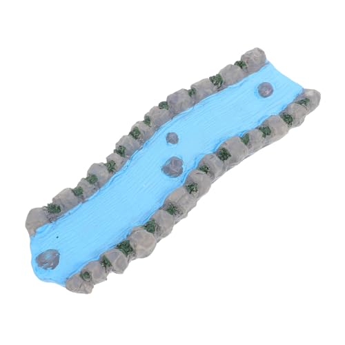 VANZACK Miniatur Flusslauf Dekoration Resin Wasser Sandtisch Zubehör für Puppenhaus Garten Landschaft Büro Entspannung Therapeutische Miniatur Wasserlandschaft VANZACK Miniatur Flusslauf Dekoration Resin Wasser Sandtisch Zubehör für Puppenhaus Garten Landschaft Büro Entspannung Therapeutische Miniatur Wasserlandschaft von VANZACK