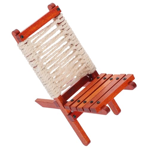 VANZACK Miniatur Klappstuhl aus Holz Mini Outdoor Gartenstuhl für Puppenhaus Deko Faltbarer Mini Liegestuhl Kompakt Leicht für Mikro Landschaft Fotodekoration und Kreative Bastelideen VANZACK Miniatur Klappstuhl aus Holz Mini Outdoor Gartenstuhl für Puppenhaus Deko Faltbarer Mini Liegestuhl Kompakt Leicht für Mikro Landschaft Fotodekoration und Kreative Bastelideen von VANZACK