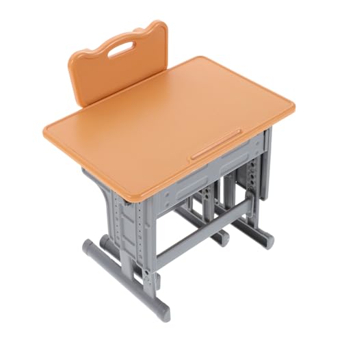 VANZACK Miniatur Modellmöbel Schulbedarf Für Mini Schultisch Für Puppen Puppenhausmöbel Tisch Miniatur Puppenhausmöbel Und Zubehör Puppenhausschreibtisch Orangefarbener Kunststoff VANZACK Miniatur Modellmöbel Schulbedarf Für Mini Schultisch Für Puppen Puppenhausmöbel Tisch Miniatur Puppenhausmöbel Und Zubehör Puppenhausschreibtisch Orangefarbener Kunststoff von VANZACK