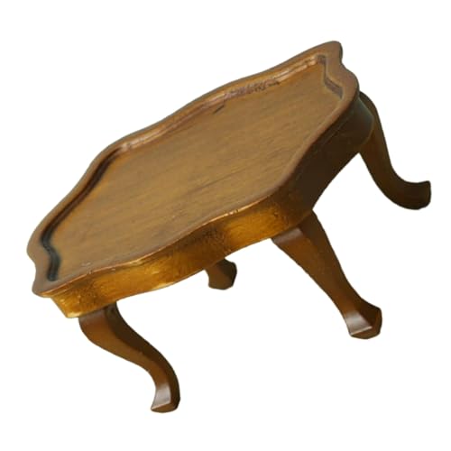VANZACK Miniatur Puppenhaus Möbel Runder Tisch Langebiger Kleiner Miniatur Tisch für Puppenhaus Wohnzimmer und Küche Modernes Elegantes Design für Sammler VANZACK Miniatur Puppenhaus Möbel Runder Tisch Langebiger Kleiner Miniatur Tisch für Puppenhaus Wohnzimmer und Küche Modernes Elegantes Design für Sammler von VANZACK