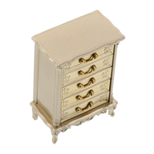 VANZACK Miniaturmöbel Puppenhausmöbel Igurine Kommode Dekor Miniatur Schubladenschrank Puppenhaus Schubladenschrank Mini Dekoschrank Mini Kommode Für Schlafzimmer Silber VANZACK Miniaturmöbel Puppenhausmöbel Igurine Kommode Dekor Miniatur Schubladenschrank Puppenhaus Schubladenschrank Mini Dekoschrank Mini Kommode Für Schlafzimmer Silber von VANZACK