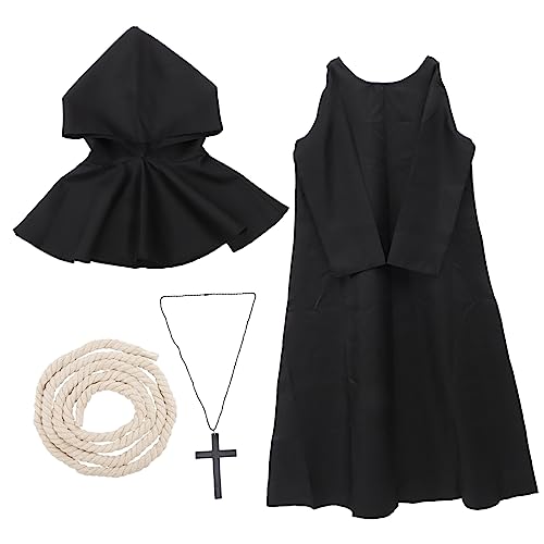 VANZACK Mittelalterliche Kapuzenrobe Halloween Renaissance Herren Unisex Cosplay Kostüm Retro Look für Party Festival VANZACK Mittelalterliche Kapuzenrobe Halloween Renaissance Herren Unisex Cosplay Kostüm Retro Look für Party Festival von VANZACK