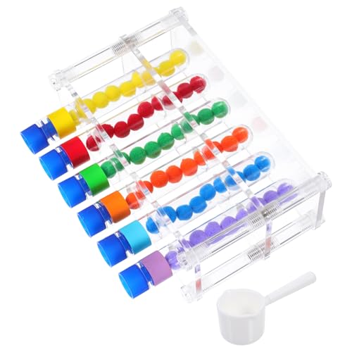 VANZACK Montessori Wissenschaftliches Experimentier Testrohren und Farbigen Bällen Feinmotorik Lernspielzeug für Vorschulkinder Mathematische Sortier Zählaktivitäten für Kindergarten VANZACK Montessori Wissenschaftliches Experimentier Testrohren und Farbigen Bällen Feinmotorik Lernspielzeug für Vorschulkinder Mathematische Sortier Zählaktivitäten für Kindergarten von VANZACK