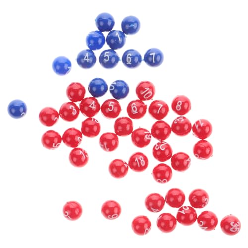 VANZACK Nummerierte Lotteriekugeln aus Kunststoff Kleines für Partyspiele Leichte Bedruckte Ziehungsbälle Vielseitig Einsetzbar für Zuhause Soziale Anlässe und Unterhaltung VANZACK Nummerierte Lotteriekugeln aus Kunststoff Kleines für Partyspiele Leichte Bedruckte Ziehungsbälle Vielseitig Einsetzbar für Zuhause Soziale Anlässe und Unterhaltung von VANZACK