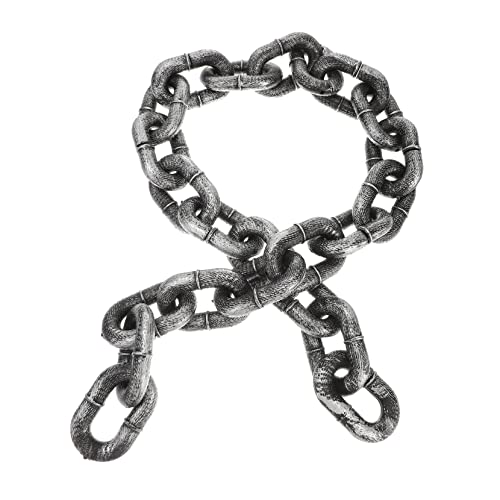VANZACK Plastikkette Für Halloween Dekoration Lange Gefälschte Kette Antikem Für Kreative Halloween Partys Und Kostümdesigns Requisite Für Gruseldeko Und Cosplay VANZACK Plastikkette Für Halloween Dekoration Lange Gefälschte Kette Antikem Für Kreative Halloween Partys Und Kostümdesigns Requisite Für Gruseldeko Und Cosplay von VANZACK