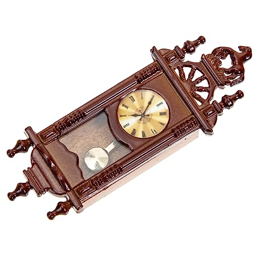 VANZACK Miniatur Vintage Wanduhr Für Puppenhaus Elegantes Realistisches Design Für Kinderzimmer Szenen Maßstab Als Dekoration Und Spielzeug VANZACK Miniatur Vintage Wanduhr Für Puppenhaus Elegantes Realistisches Design Für Kinderzimmer Szenen Maßstab Als Dekoration Und Spielzeug von VANZACK