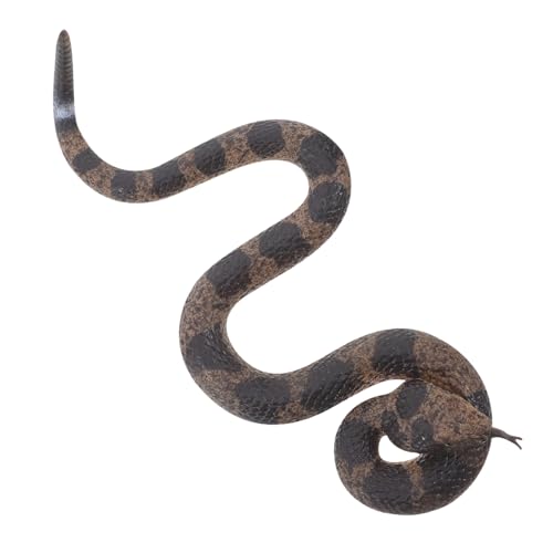 VANZACK Realistische Gummi-Schlange mit Rassel Sound Lebensechte Weiche Kletter-Schlange Tragbares Natur-erkundungsmodell für Party Deko und Halloween Requisiten VANZACK Realistische Gummi-Schlange mit Rassel Sound Lebensechte Weiche Kletter-Schlange Tragbares Natur-erkundungsmodell für Party Deko und Halloween Requisiten von VANZACK