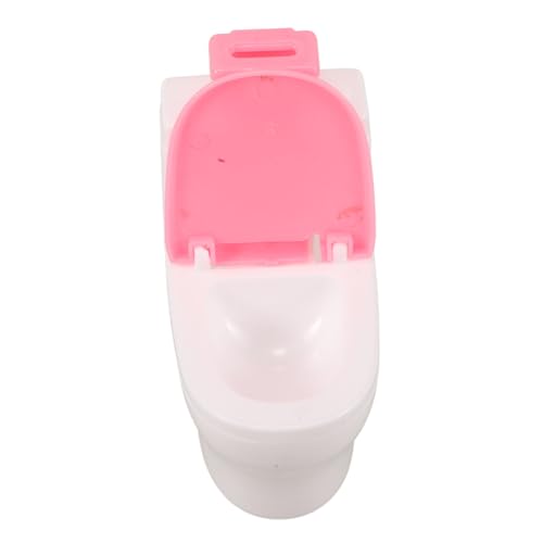 VANZACK Miniatur Puppenhaus Toilette aus Kunststoff Simulierte Spielzeugtoilette für Rollenspiele Charmantes Badezimmerzubehör für Kinder VANZACK Miniatur Puppenhaus Toilette aus Kunststoff Simulierte Spielzeugtoilette für Rollenspiele Charmantes Badezimmerzubehör für Kinder von VANZACK