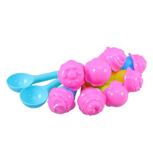 VANZACK Sandspielzeug Eiscreme Eistüten aus Kunststoff Teiliges Strandzubehör mit Löffeln und Deckeln Robust und Sicher für Sandkasten und Outdoor Spielspaß VANZACK Sandspielzeug Eiscreme Eistüten aus Kunststoff Teiliges Strandzubehör mit Löffeln und Deckeln Robust und Sicher für Sandkasten und Outdoor Spielspaß von VANZACK